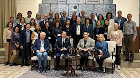 נשיא המדינה והגוינט, צילום: לשכת הדוברות בית הנשיא